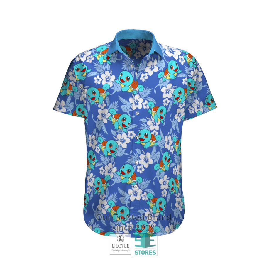 Squirtle Tropical Beach Hawaiian Shirt, Short 13