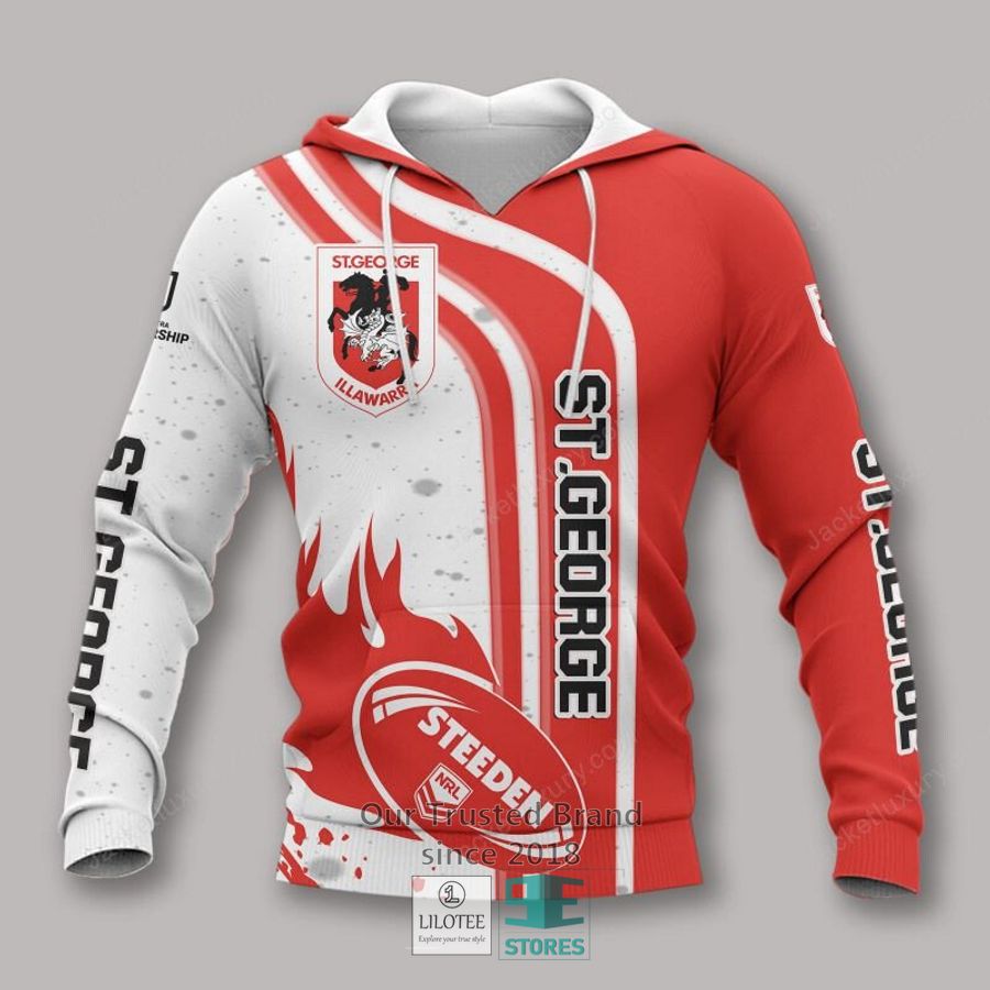 St. George Illawarra Dragons Steeden Hoodie, Polo Shirt 22