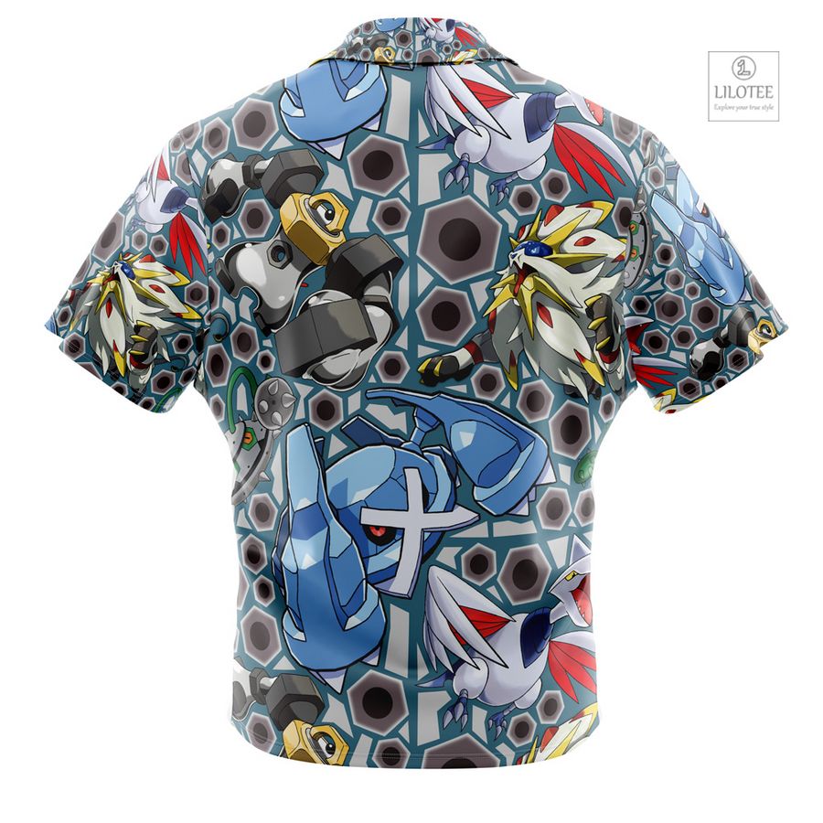 Steel Type Pokemon Short Sleeve Hawaiian Shirt 12