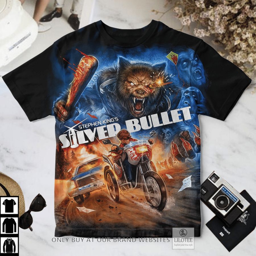 Stephen King's Silver Bullet moon night T-Shirt 2