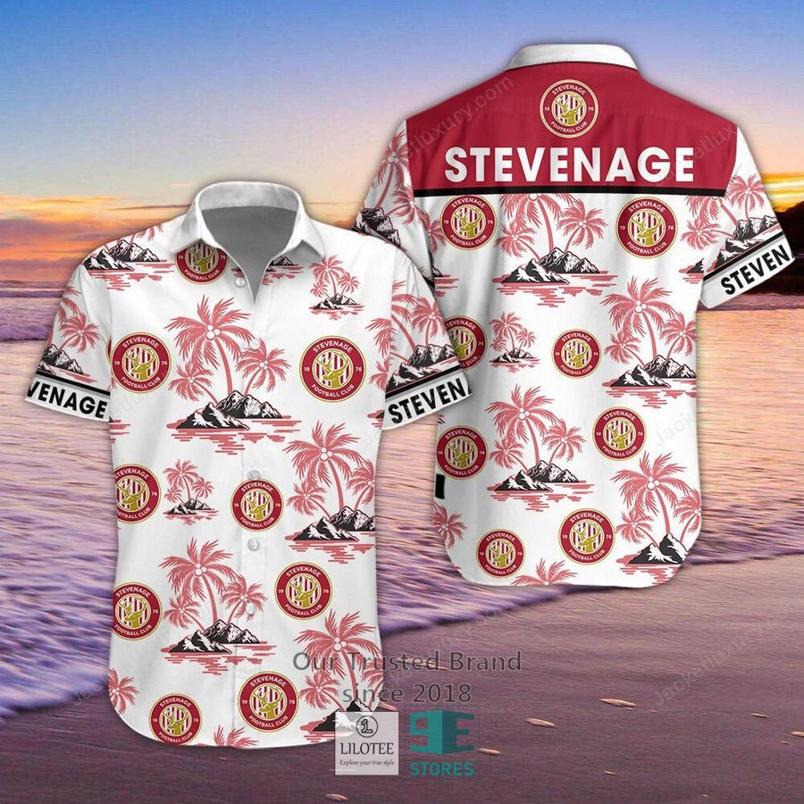 Stevenage Football Club Hawaiian Shirt 4