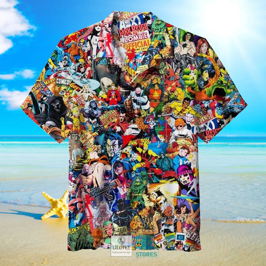 Superhero Comics Hawaiian Shirt 2