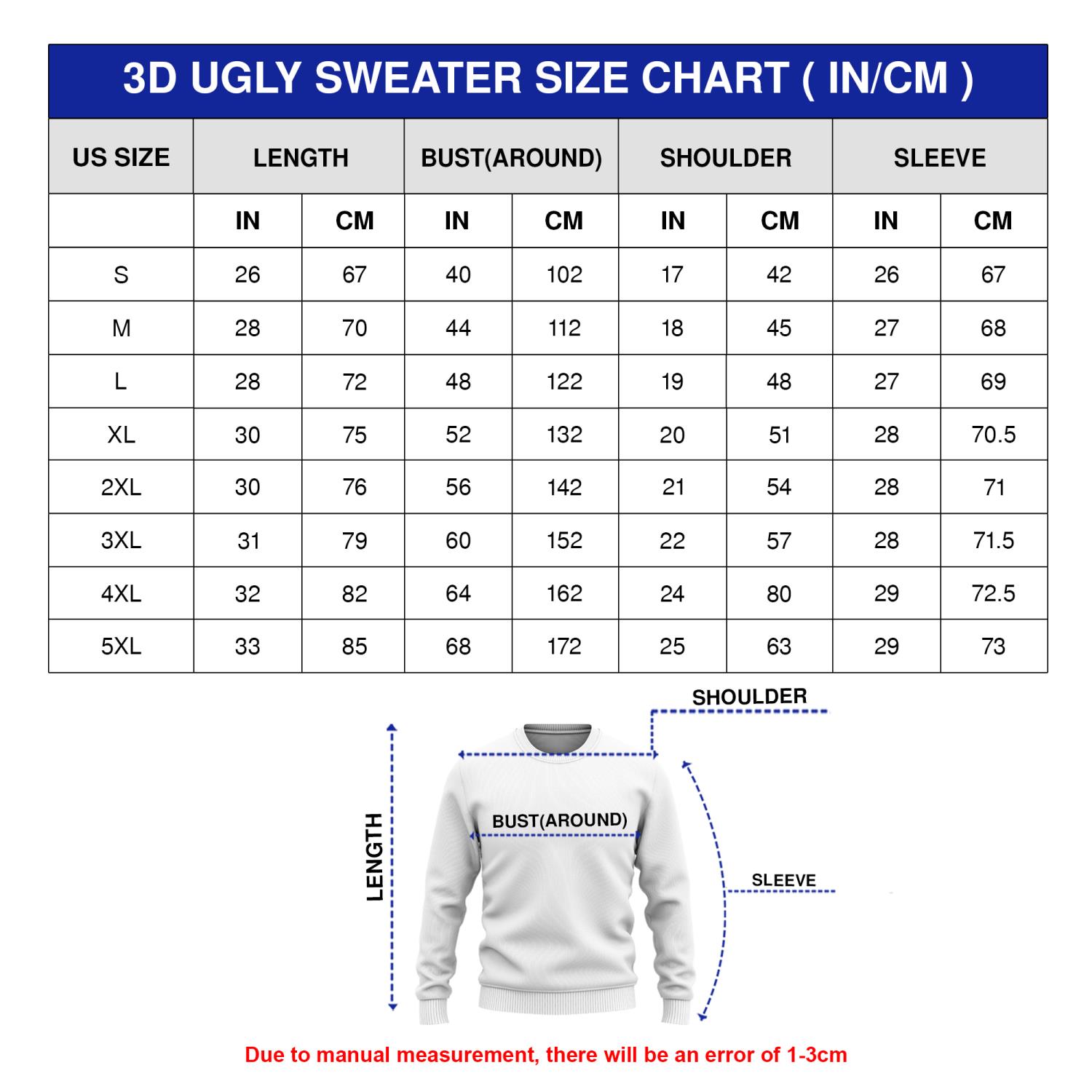 Ugly Sweater Size: