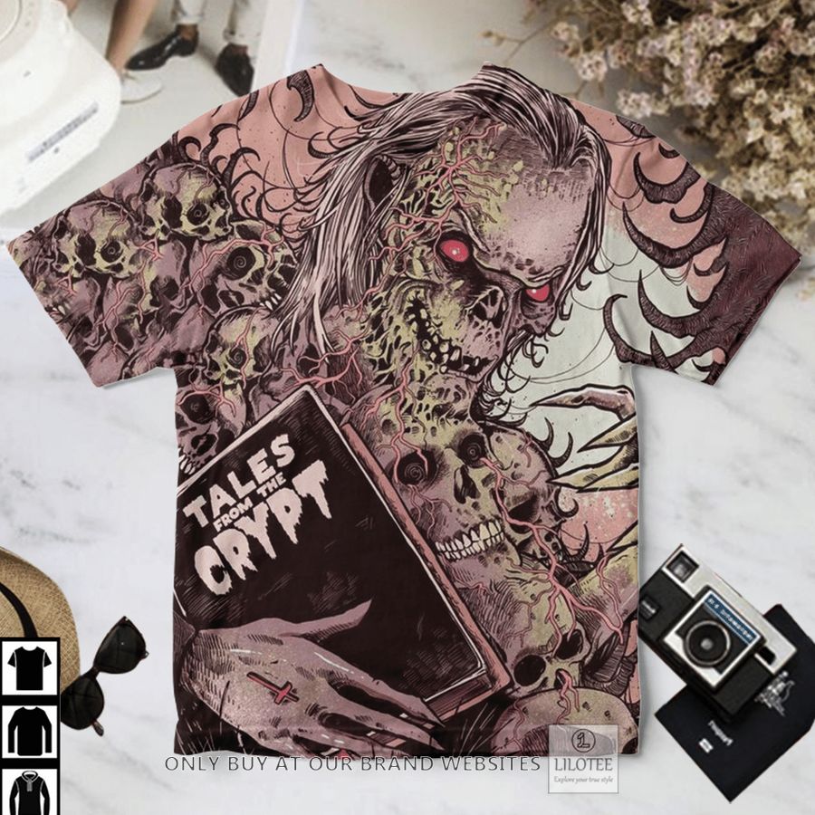 Tales from the Crypt Crypt Keeper Skulls T-Shirt 2