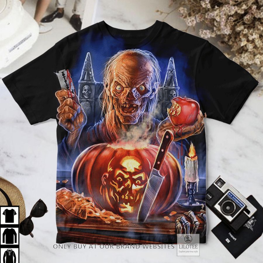 Tales from the Crypt Crypt Keeper Spooky Pumpkin T-Shirt 2