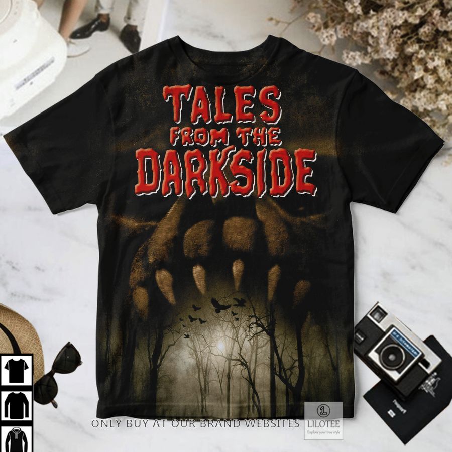 Tales from the Darkside forest at night T-Shirt 2