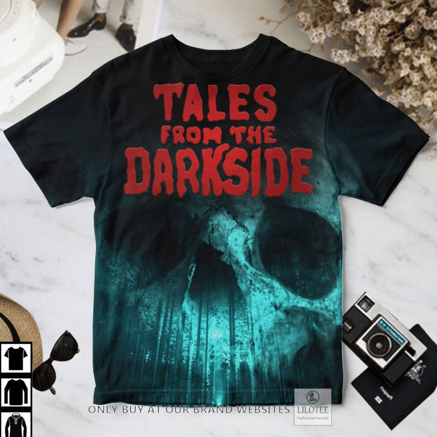 Tales from the Darkside skull forest T-Shirt 3
