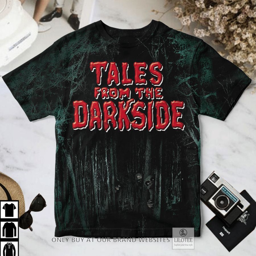 Tales from the Darkside spooky forest T-Shirt 3