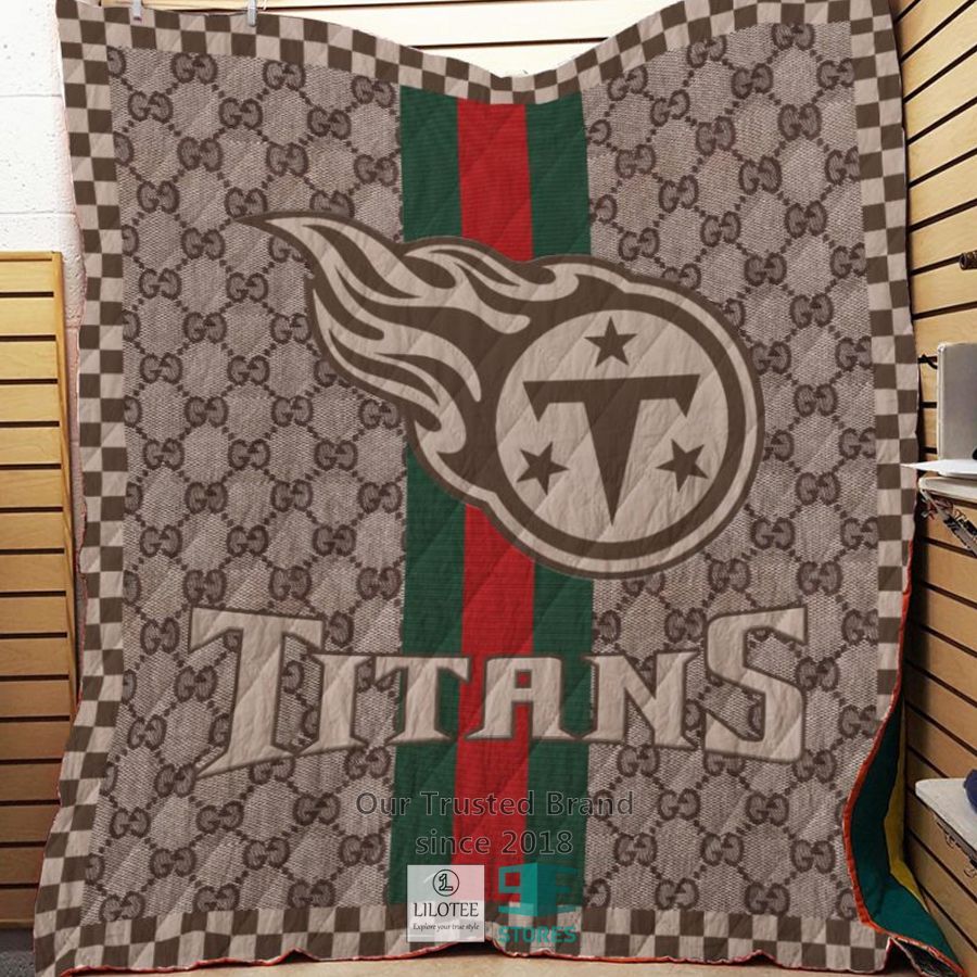Tennessee Titans Gucci NFL Quilt 7