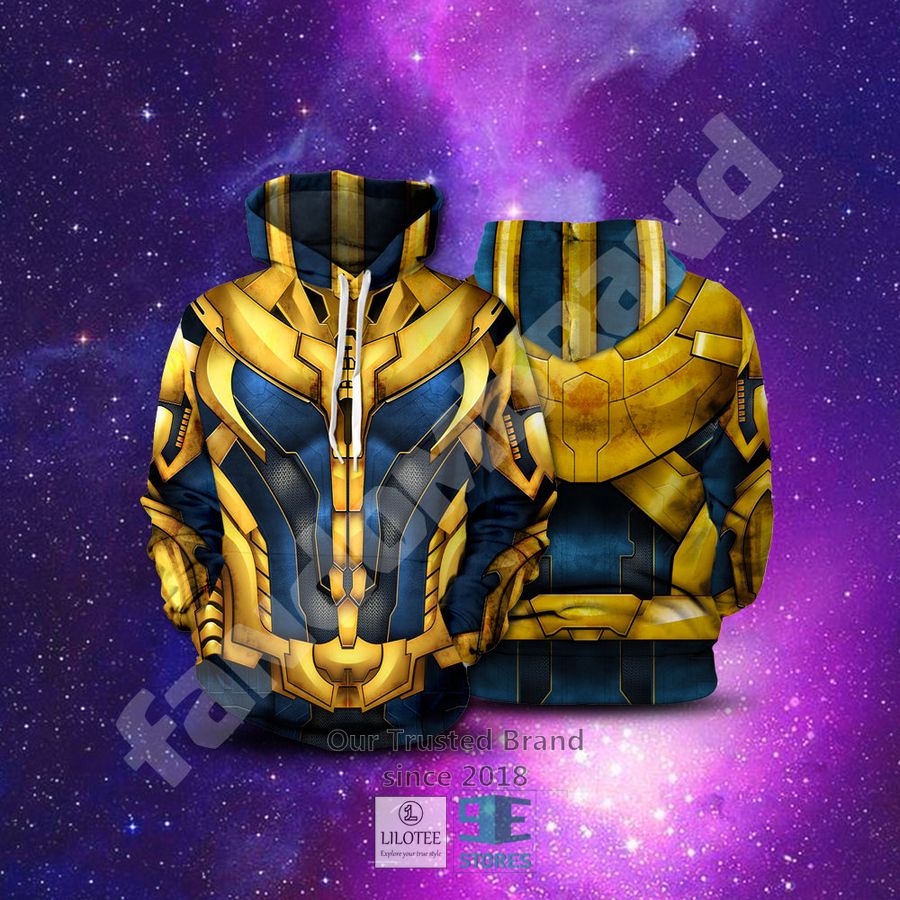 Thanos Super Villain Marvel 3D Hoodie 6