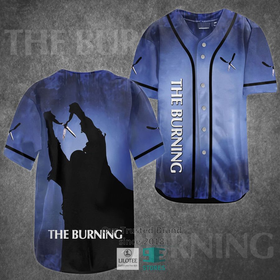 The Burning Horror Movie Baseball Jersey 3