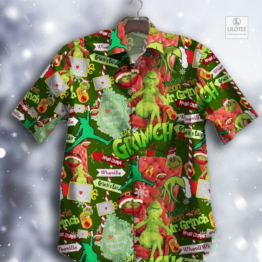 The Grinch You're a mean one Casual Hawaiian Shirt 2