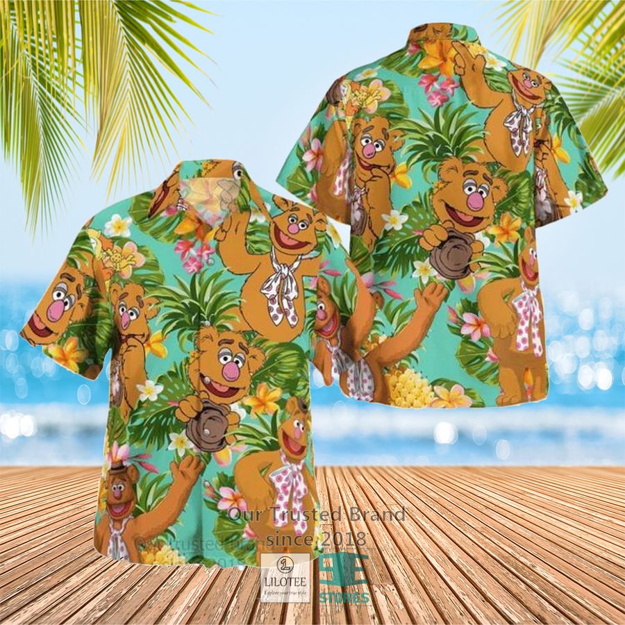 The Muppet Show Fozzie Bear Pineapple Hawaiian Shirt 3