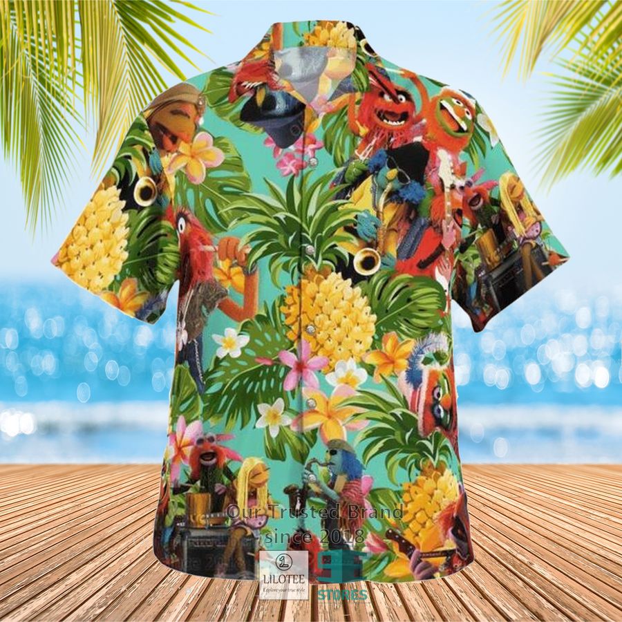 The Muppet Show Friends Pineapple Hawaiian Shirt 2