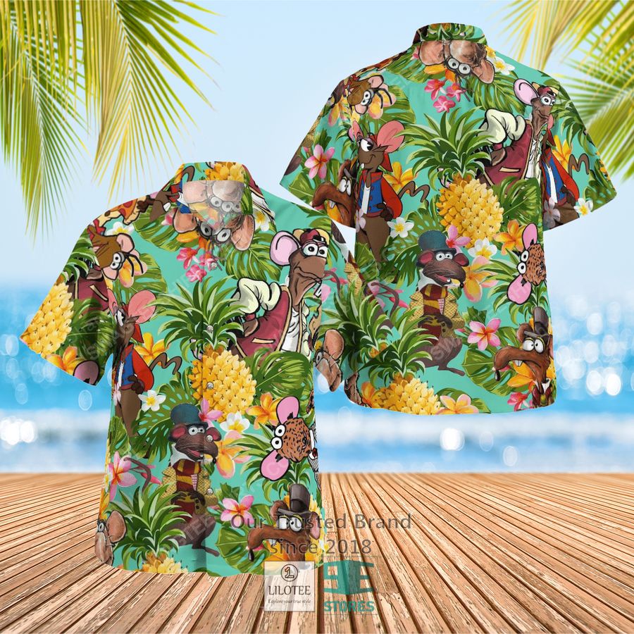 The Muppet Show Rizzo the Rat Pineapple Hawaiian Shirt 2