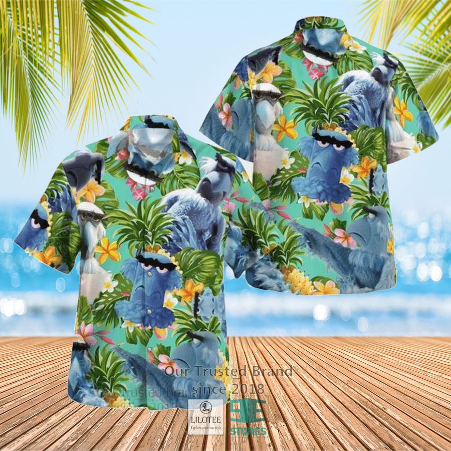 The Muppet Show Sam Eagle Pineapple Hawaiian Shirt 2