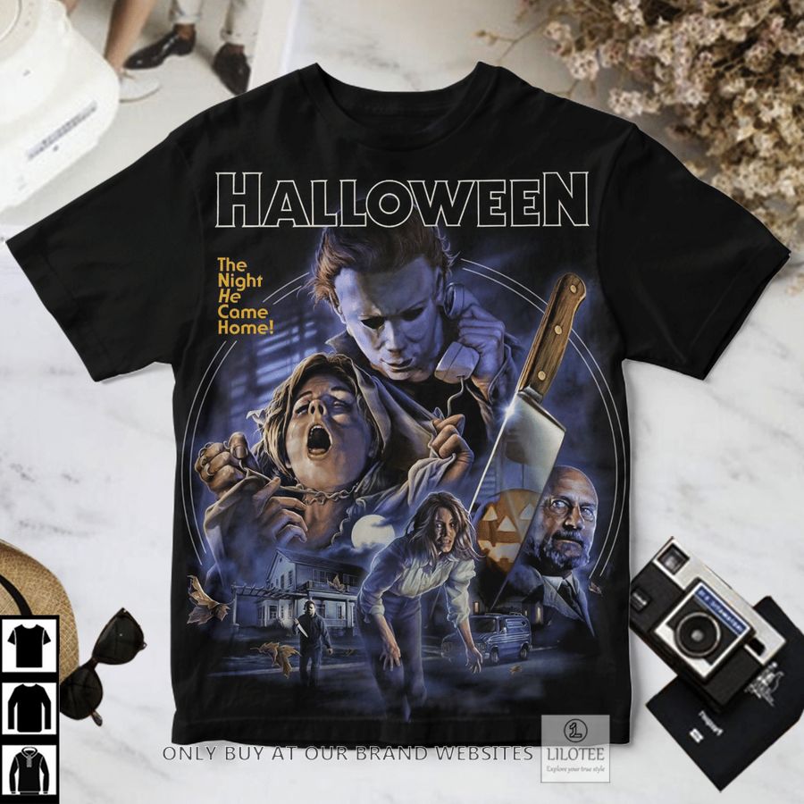 The night he came home Halloween Michael Myers killer T-Shirt 3