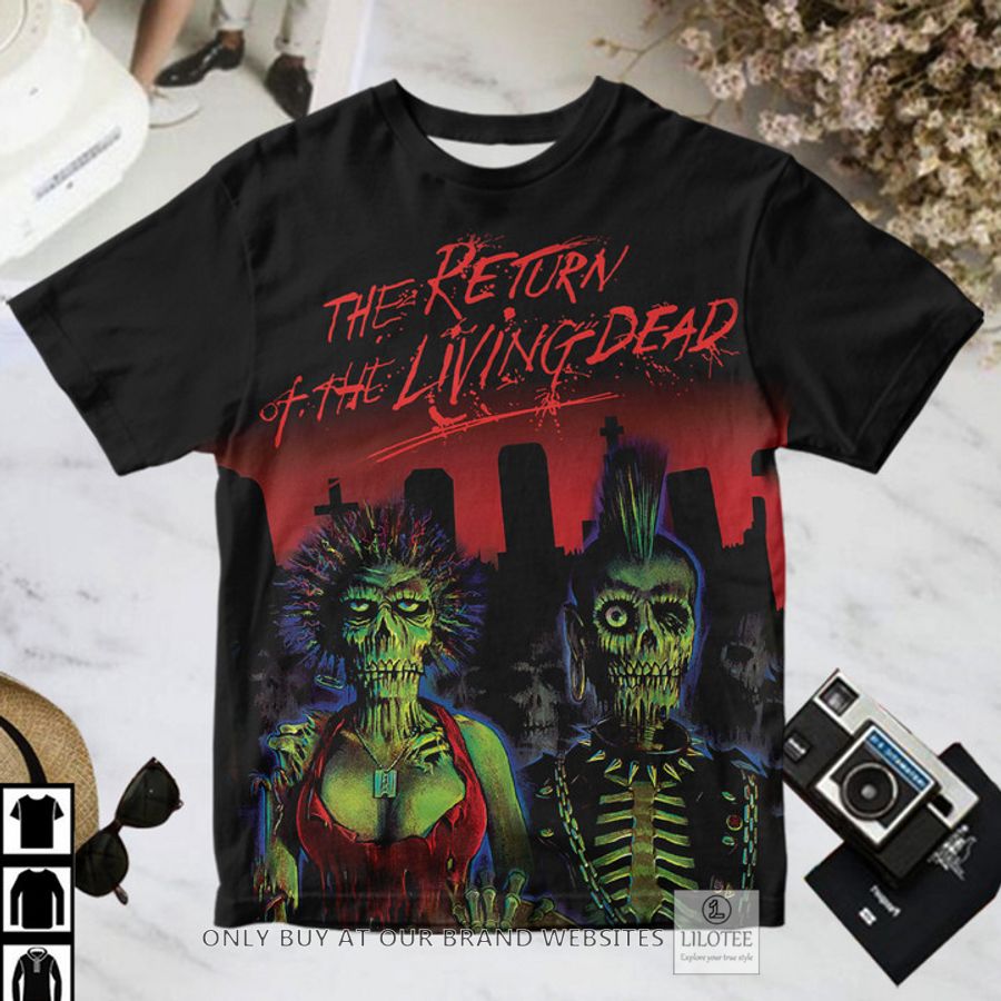 The Return of the Living Dead Zombie black T-Shirt 2