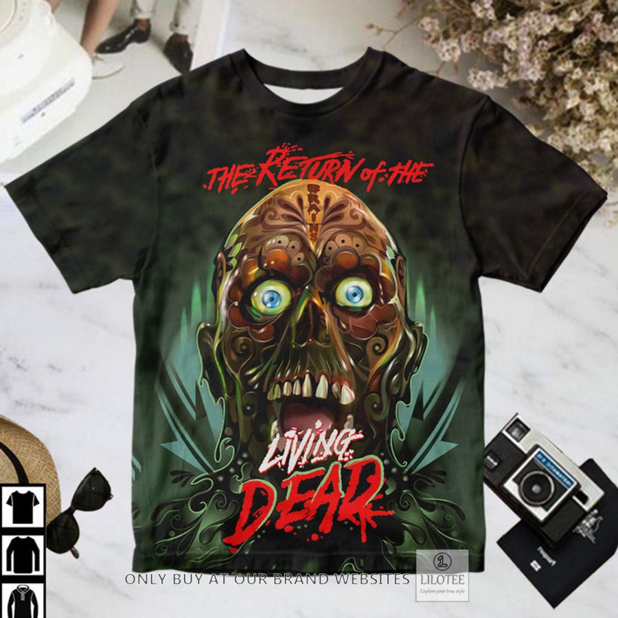 The Return of the Living Dead Zombie Brain T-Shirt 3