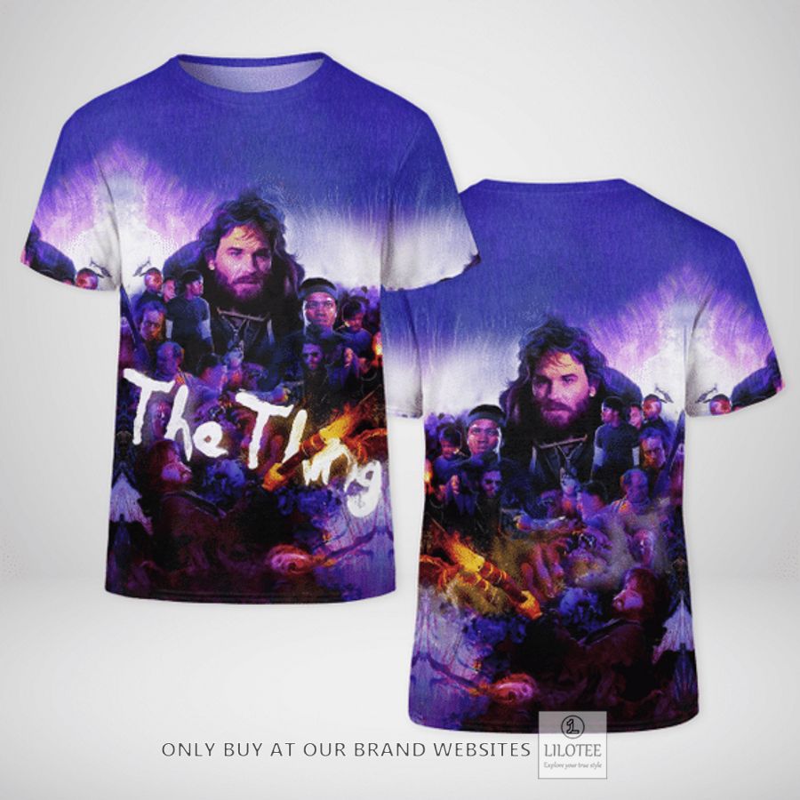 The Thing Main Characters purple T-Shirt 5