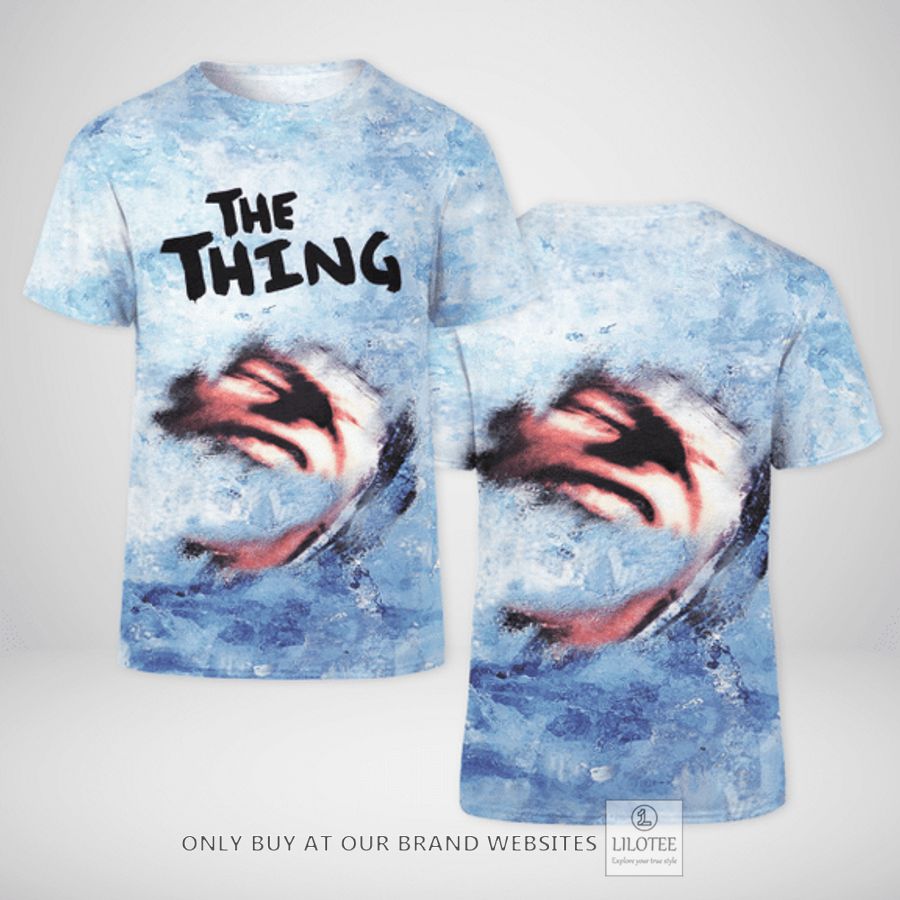 The Thing Poster blue T-Shirt 7