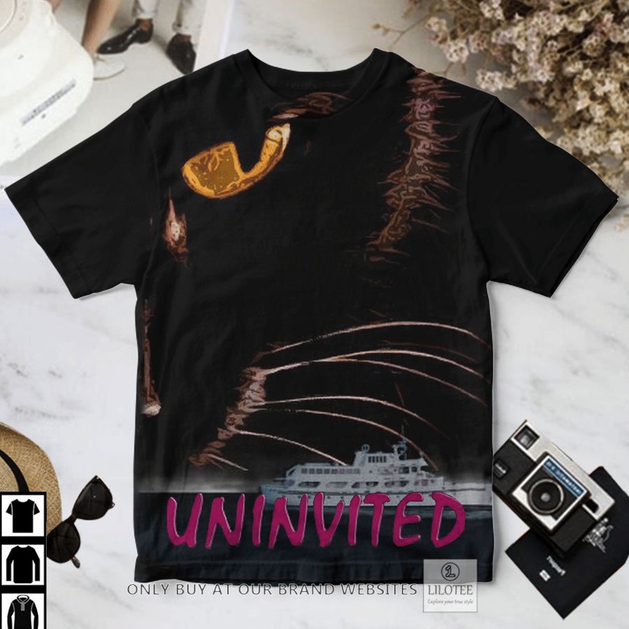 The Uninvited black cat T-Shirt 2