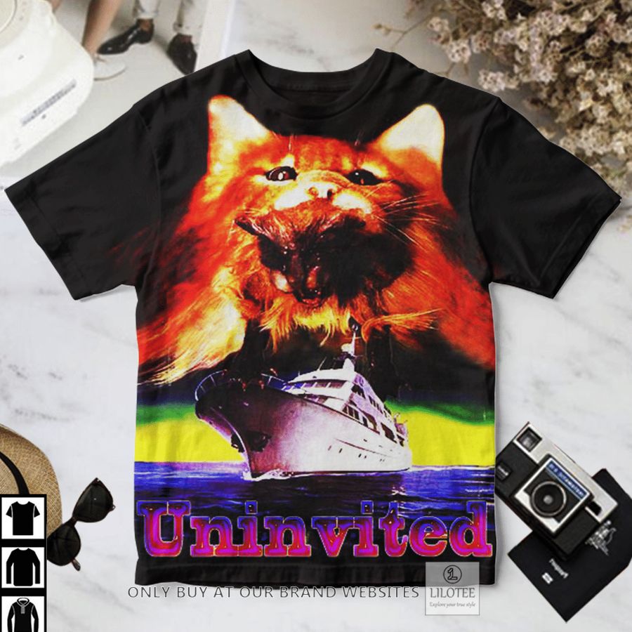 The Uninvited Killer cat ghost ship T-Shirt 2
