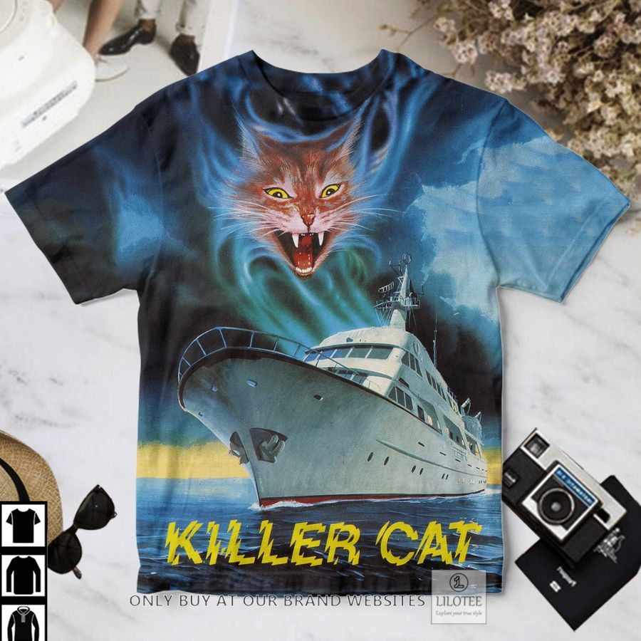 The Uninvited Killer cat T-Shirt 3