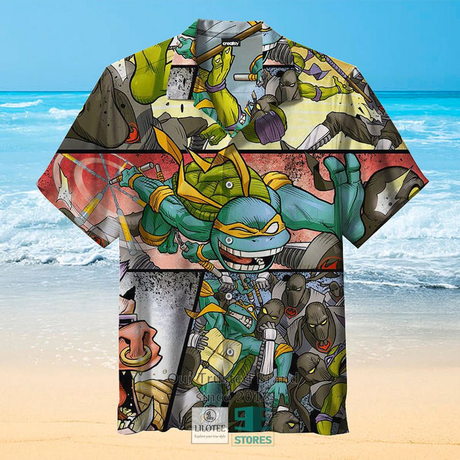 TMNT Hawaiian Shirt 4