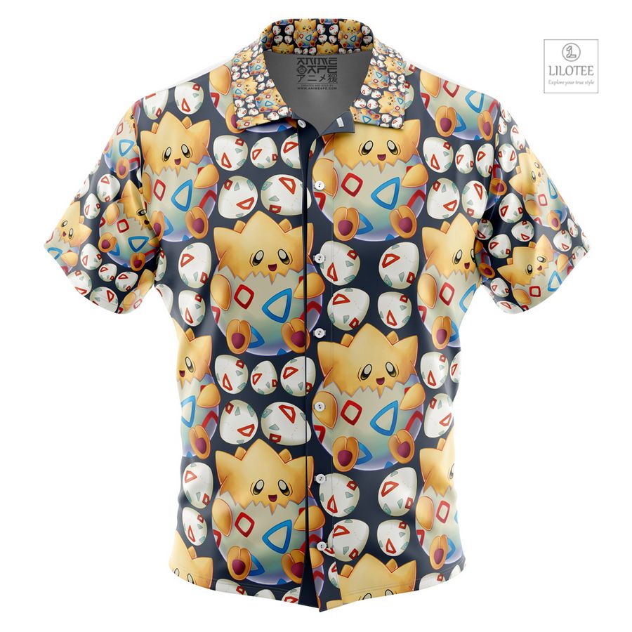 Togepi Pokemon Short Sleeve Hawaiian Shirt 8
