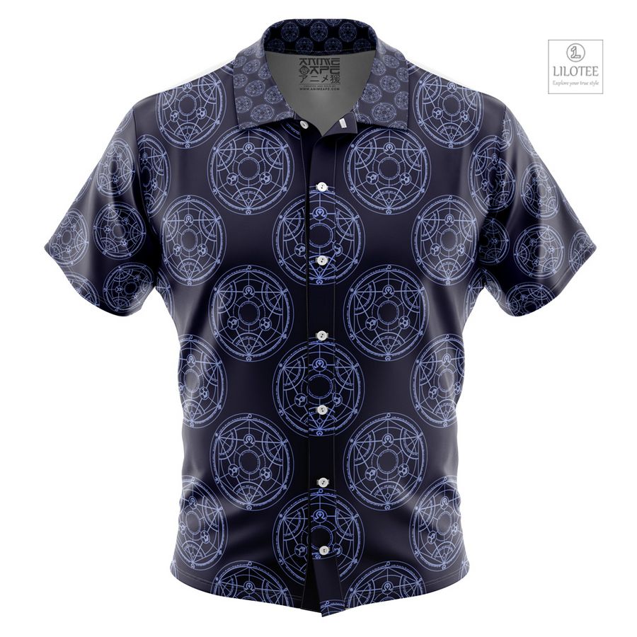 Transmutation Circle Pattern Short Sleeve Hawaiian Shirt 12