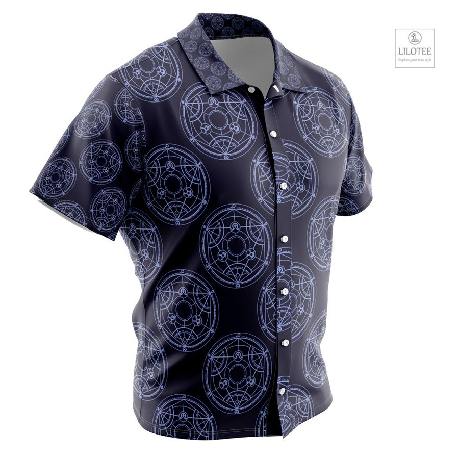 Transmutation Circle Pattern Short Sleeve Hawaiian Shirt 3