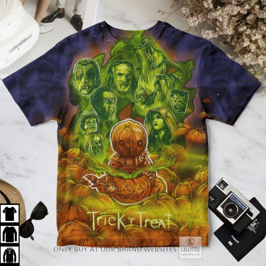 Trick 'r Treat characters pumpkin T-Shirt 2