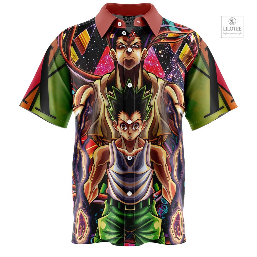 Trippy Gon Freecss Hunter X Hunter Short Sleeve Hawaiian Shirt 7