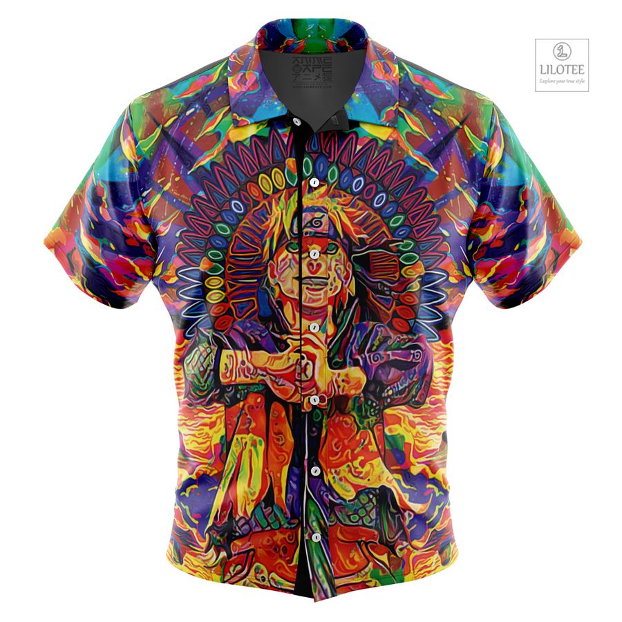 Trippy Naruto Short Sleeve Hawaiian Shirt 9
