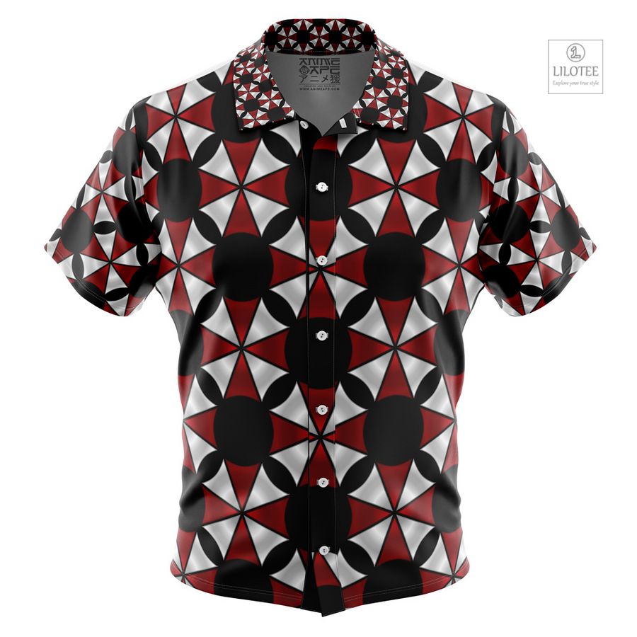 Umbrella Corporation Resident Evil Short Sleeve Hawaiian Shirt 1