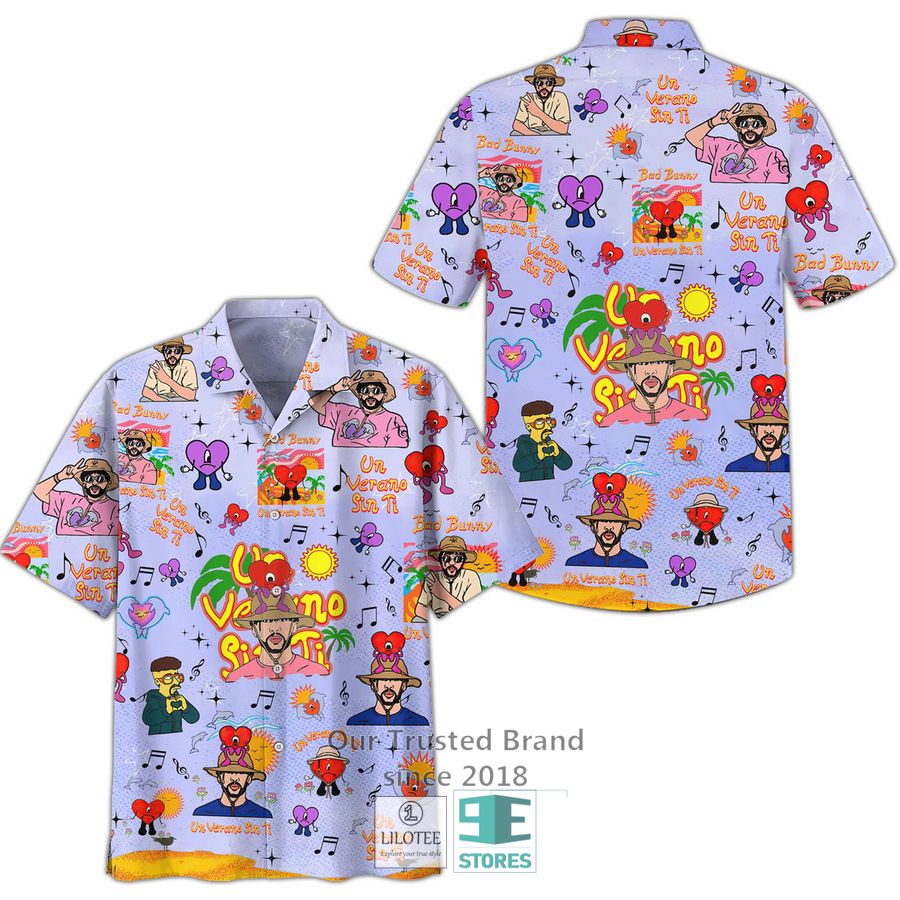 Un Verano Sin Ti Bad Bunny Hawaiian Shirt 5