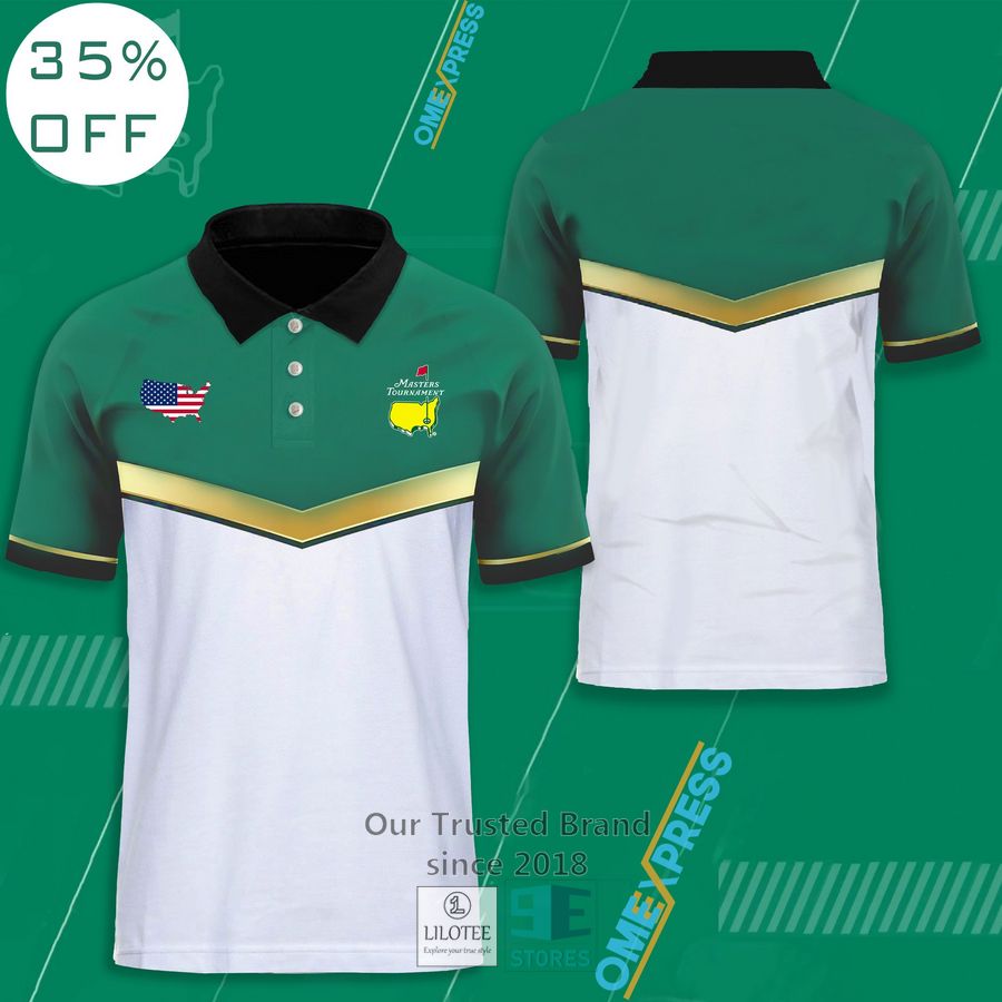 US Flag Masters Tournament Polo Shirt 3