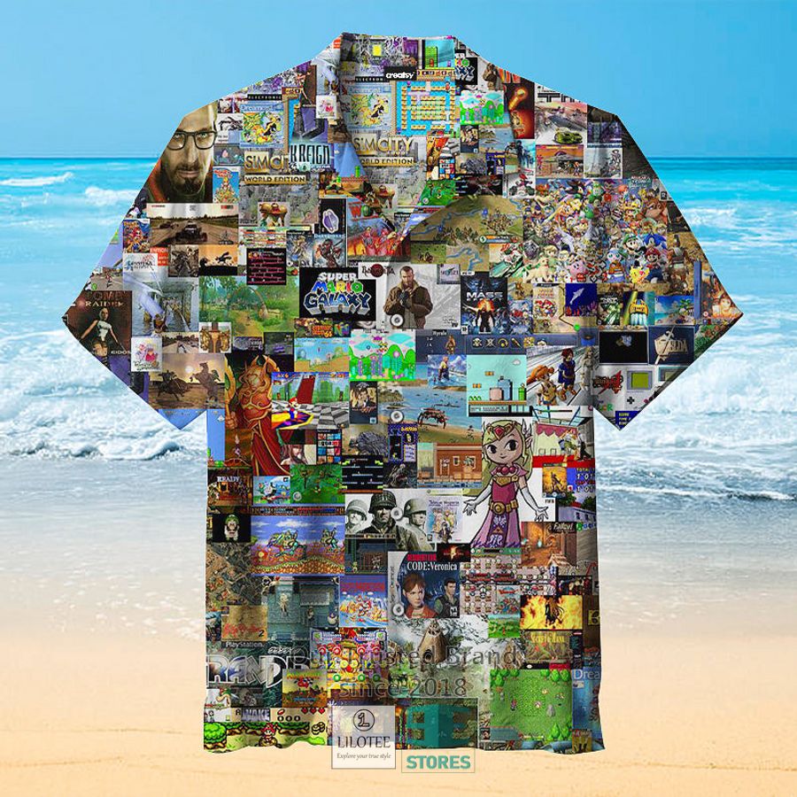 Video Games Anthology Casual Hawaiian Shirt 5