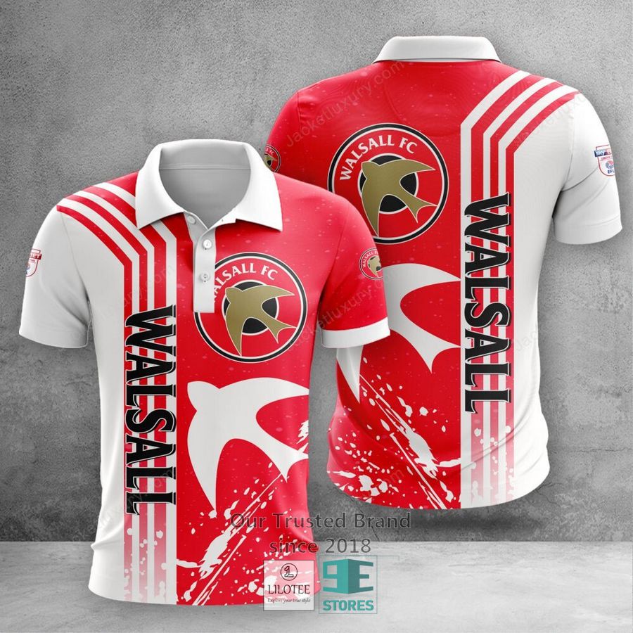 Walsall FC red white Polo Shirt, hoodie 23