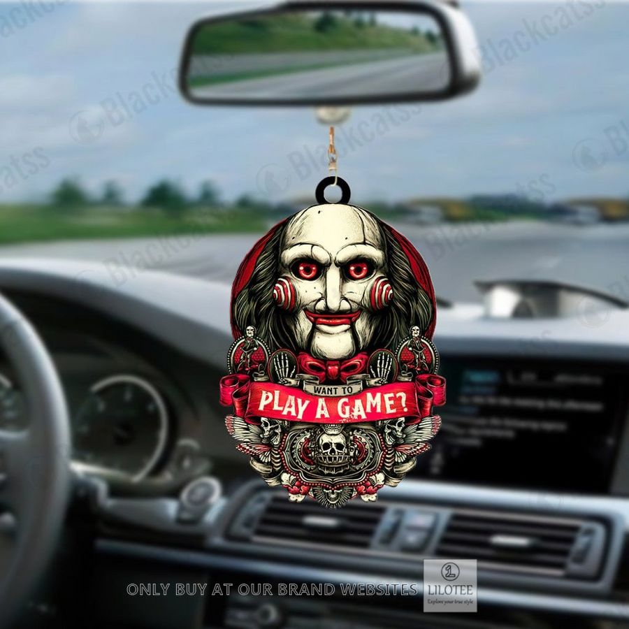 Want To Play A Game Car Hanging Ornament 4