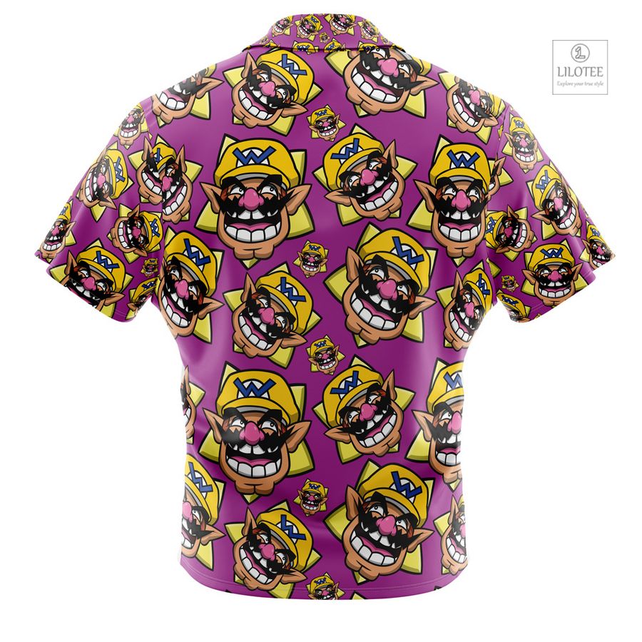 Wario Super Mario Short Sleeve Hawaiian Shirt 7