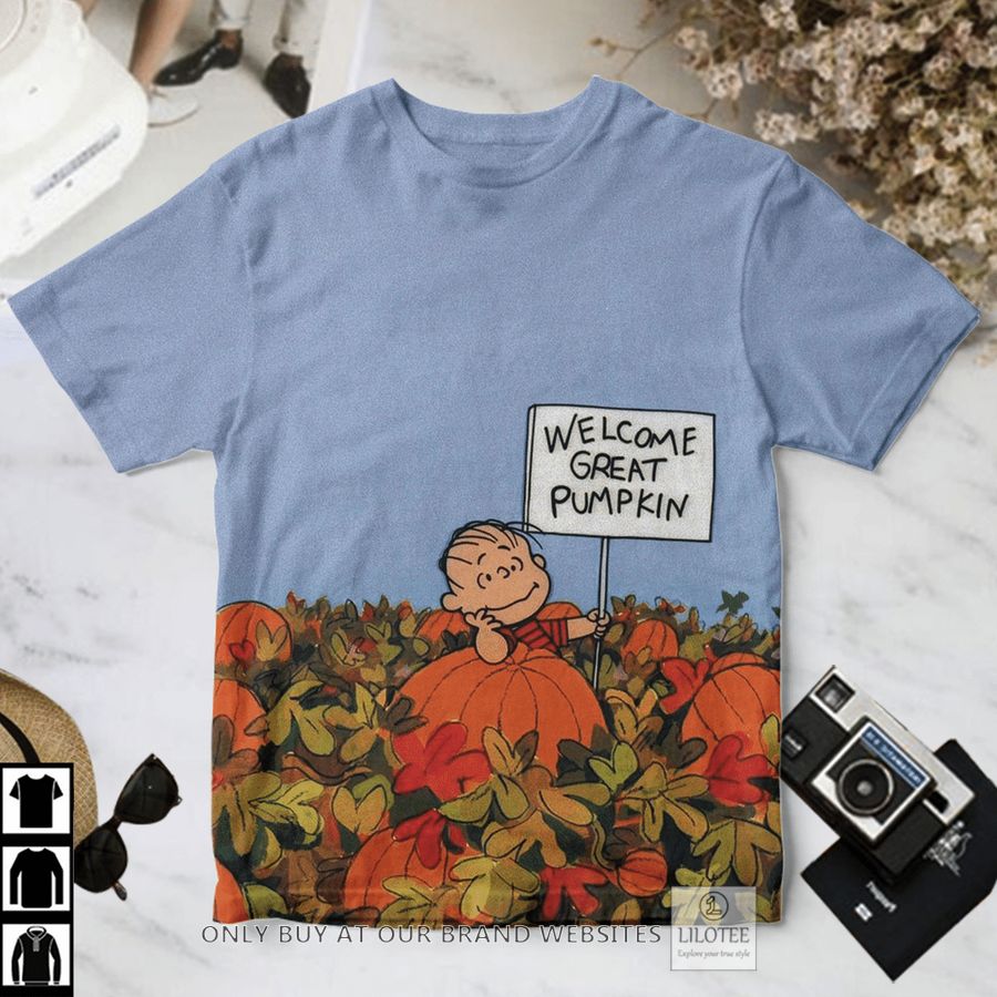 Welcome great pumpkin Charlie Brown T-Shirt 2
