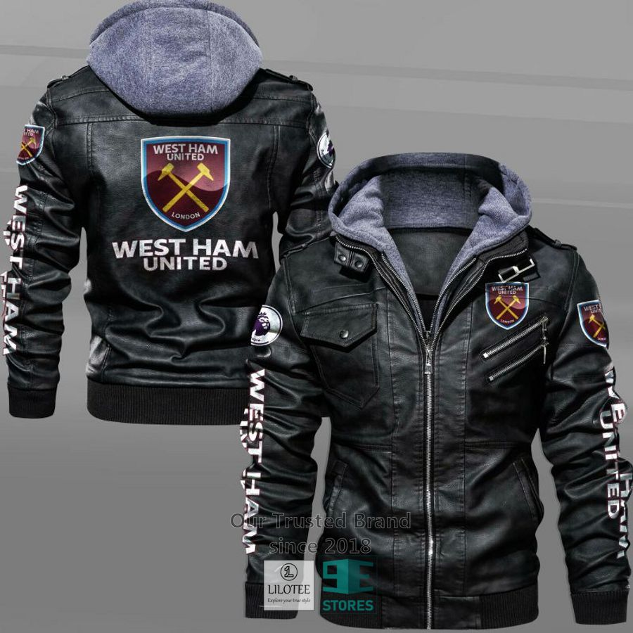 West Ham United F.C Leather Jacket 4