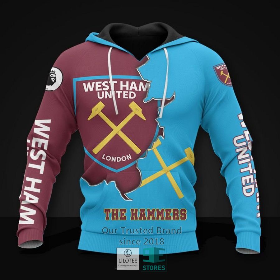 West Ham United F.C The hammers Hoodie, Bomber Jacket 21
