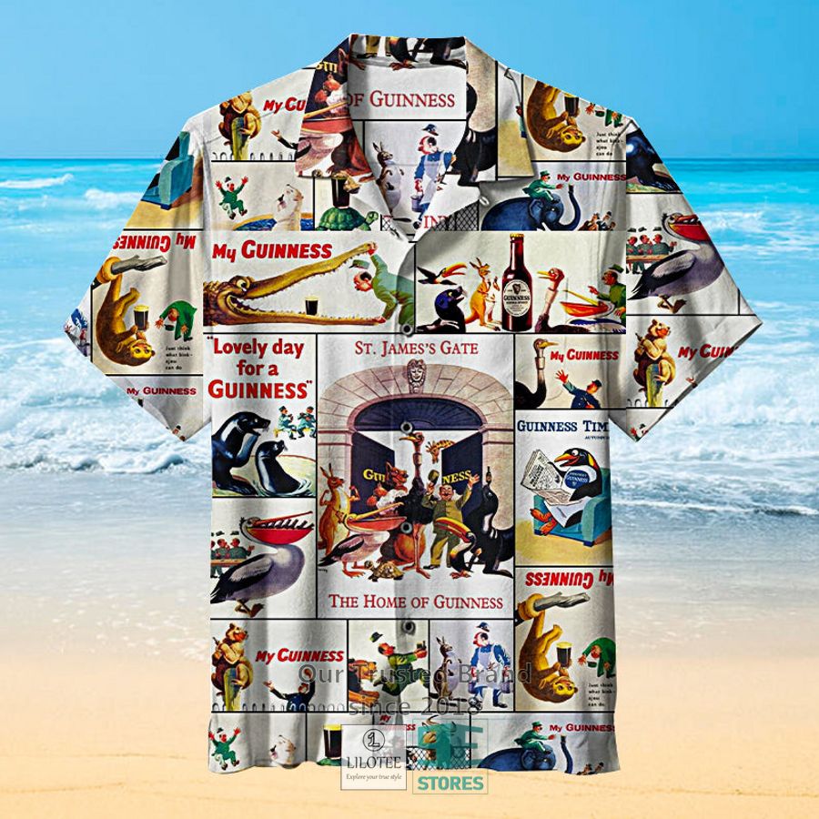 Who's Got the Guinness Casual Hawaiian Shirt 5