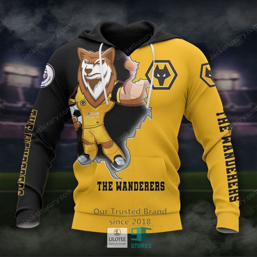 Wolverhampton Wanderers F.C Black yellow Hoodie, Bomber Jacket 20