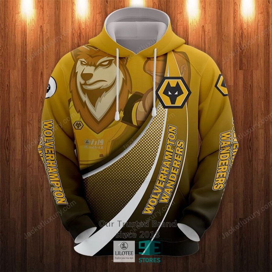 Wolverhampton Wanderers F.C Yellow Hoodie, Bomber Jacket 21