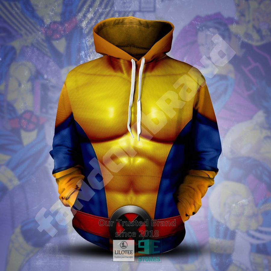 Wolverine X-men Suit 3D Hoodie 7