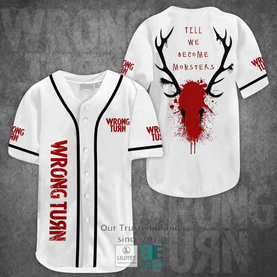 Wrong Turn Till we become monster Horror Movie Baseball Jersey 2
